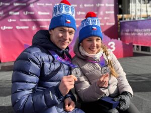 Petr Hák a Svatava Mikysková se stříbrnými medailemi ze ZSUH v Turíně 2025